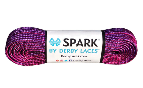 Derby Laces Spark - Pink and Purple Stripe
