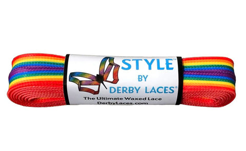 Derby Laces Style - Rainbow Stripe