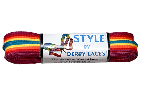 Derby Laces Style - Rainforest Sunset Stripe