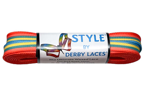 Derby Laces Style - Tropical Sunset Stripe