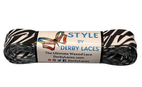 Derby Laces Style - Zebra