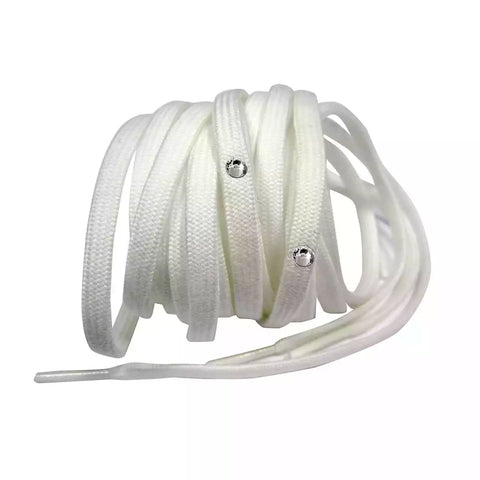 Edea Laces - White with Crystals