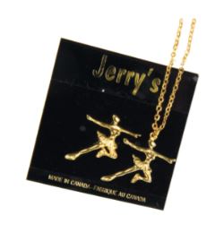 Jerrys Skater Pin Gold 1208