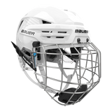 Bauer Re akt 90 ice hockey helmet combo white