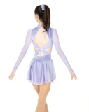 Jerrys 255 Luminous Lilacs Dress back view for ice figure skating