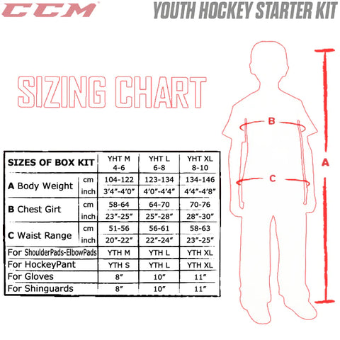 CCM Youth Ice Hockey Starter Kit