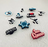 Brilliance and Melrose Croc Pins – Ice Skating Edition