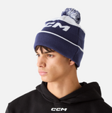 CCM Team Pom Knit Polar Fleece Beanie