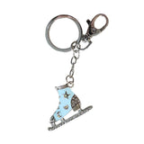 Jerrys Enamel & Crystal Skate Keyring & Bag Clip - 1285