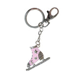 Jerrys Enamel & Crystal Skate Keyring & Bag Clip - 1285