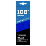 Blue Sports Titanium Waxed Laces - Assorted Colours