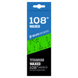 Blue Sports Titanium Waxed Laces - Assorted Colours