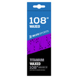 Blue Sports Titanium Waxed Laces - Assorted Colours