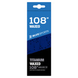 Blue Sports Titanium Waxed Laces - Assorted Colours