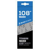 Blue Sports Titanium Waxed Laces - Assorted Colours