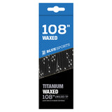 Blue Sports Titanium Waxed Laces - Assorted Colours