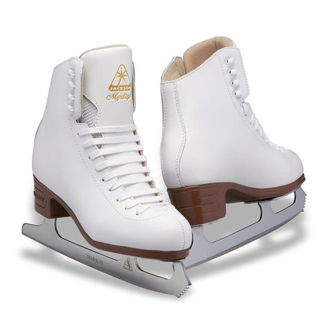 JS1490 Jackson Mystique white figure ice skates