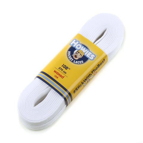 Howies Laces White Waxed Referee
